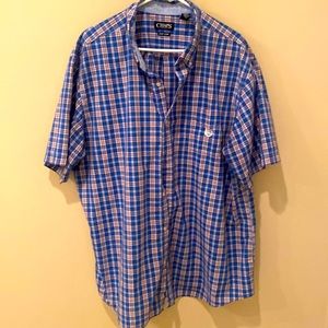 Plaid short sleeve shirt